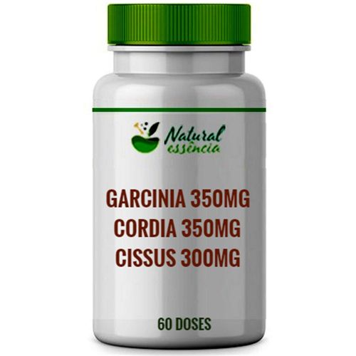 Cordia Ecalyculata 350mg + Garcinia 350mg + Cissus 300mg 60 doses