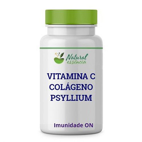 Colágeno 500Mg, Psyllium 600Mg,  Vitamina C 20Mg