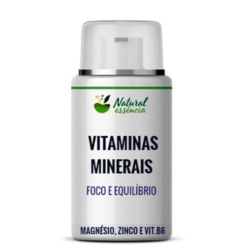 Vitamina B6 35mg + Magnésio 150mg + Zinco 10mg (ZMA)