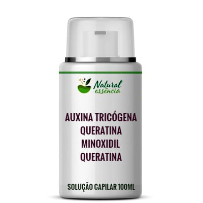 Minoxidil + Auxina Tricógena + Octopirox + Queratina
