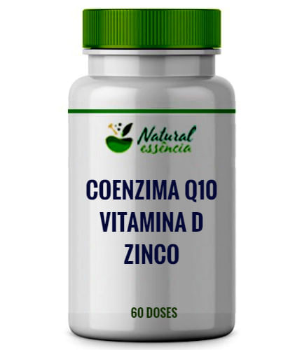Coenzima Q10 + Vitamina D + Zinco 60 doses
